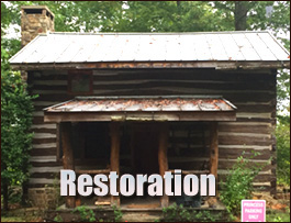 Historic Log Cabin Restoration  Jackson County, North Carolina